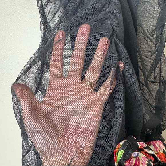 Victoria’s Secret Black & Floral Bow Lace Bustier Push Up Teddy Slip 36C - Picture 12 of 12